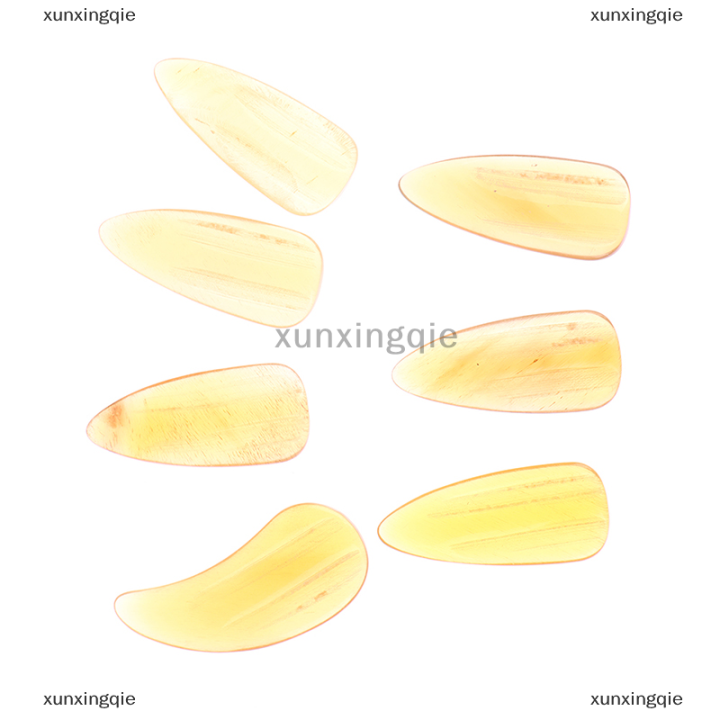 xunxingqie-8pcs-ox-horn-guzheng-นิ้วหยิบเล็บ-guzheng-ครอบคลุมเครื่องดนตรี-picks