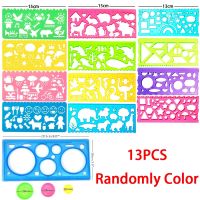 Drawing Stencils Set Baby Arts Crafts Painting Model Rulers Template Ideal Kids Gifts Children Drawing Learning Eductaional Toys Rulers  Stencils