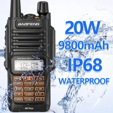 20W BAOFENG UV-9R PLUS WALKIE TALKIE VHF UHF DUAL BAND HANDHELD