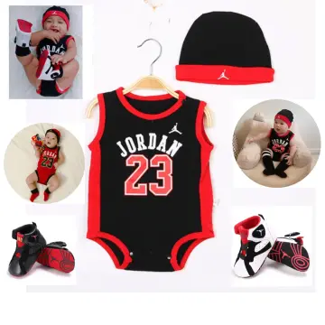 Jordan Baby Boys Newborn-24 Months Air Jordan Jersey Romper