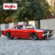 Maisto 1 24 1969 Dodge sạc r t tĩnh đúc khuôn Xe Mô Hình sưu tập xe đồ chơi