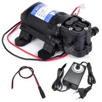 DC 12V Micro Electric Diaphragm Water Pump Agricultural Electric Water Pump  Water Sprayer High Pressure Car Wash 2A 24W