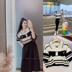 Áo len nữ dài tay chéo vạt cổ tim Quảng Châu | Lazada.vn Áo Len Nữ Dài Tay Chéo Vạt Cổ Tim Quảng Châu | Lazada.Vn