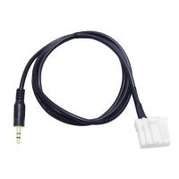 3.5mm Black B70 AUX Audio Adapter Input Cable for Mazda 2 3 5 6 MX5 RX8 2006 MP3 CD Changer Jack Plug