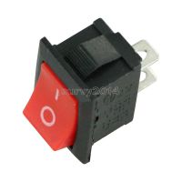 【Hot demand】 10ชิ้นสวิทช์สีแดง2ขา KCD1-101 250โวลต์6A Boatlike Switch