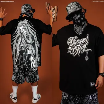 Gangsta Chicago Bulls T Shirt Bandana Hip Hop Streetwear