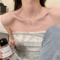 Vivienne Westwood NGBB Moonstone Necklace Feminine Light Luxury Niche High-end Clavicle Chain Simple Oval Design Pendant Neck Accessories