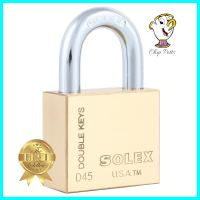 กุญแจลูกปืน SOLEX D45 45 มม. สีทองPADLOCK SOLEX D45 45MM GOLD **พลาดไม่ได้แล้วจ้ะแม่**