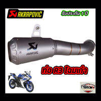 ท่อr3โฉมเก่าakrapovic gp สลิปออนr3 ตัวเก่า รับประกัน1ปี เสียงแน่น ทุ้ม ดุ เสียงไม่แตกในรอบสูง slip on r3 yamaha r3 อาคาโปวิค อาร์3 ตัวเก่า akrapovic gp กระป๋อ