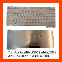 Keyboard Toshiba A200 M200 White TH คีย์บอร์ด แป้นพิมพ์