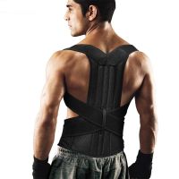 Back Brace Posture Corrector Keep Spine Safe for Women and Men Posture Corrector Improve Posture Provide Lumbar Protection Full Adjustable Elastic Straps