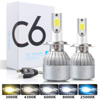 2PCS 12V car Headlight Bulbs H1 H3 H4 LED Headlamps 100W 880 H11 HB3 9005 HB4 9006 H13 Auto Fog Lights