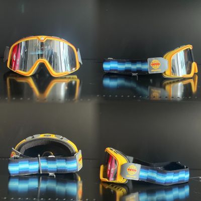 แว่นกันลม 100% BARSTOW GOGGLES RACE SERVICE MIRROR SILVER LENS