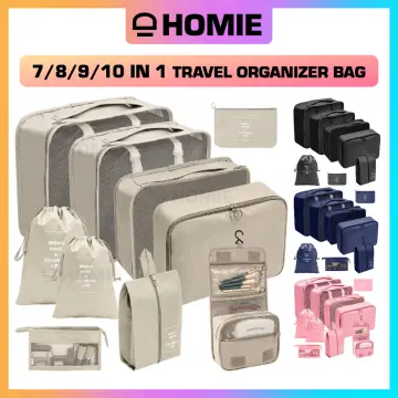 SAVE 7in1 Travel Organizer Bag Luggage Organizer Toiletries Bag