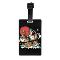 【CW】 Luggage Tags Ark Suitcase Accessories Miyazaki Manga Holder Baggage Boarding ID Address