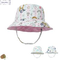 QIEQ MALL หมวกเด็ก ปีกกว้าง หมวกชายหาดสำหรับเด็กทารก หมวกกันแดดเด็ก หมวกบักเก็ต UPF 50+ หมวกเด็กทารก หมวกเด็กวัยหัดเดิน