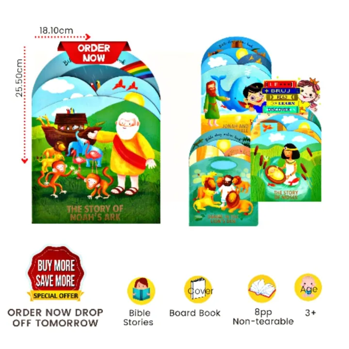 Le Bruj Daniel In The Lion's Den / Bible Story / Picture Books For 4 Years Old / 8 Pages