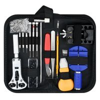 ❖✥ 147pcs Watch Repair Tool Set Adjustment Watch Strap Battery Replacement Tool Back Cover Opener Link Pin Remover Clock Repair Kit