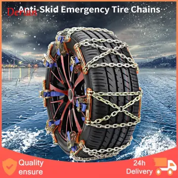 Big Ant Snow Chain Anti-Skid Tire Snow Chains,Emergency Traction Car Snow  Tyre Chains Universal for Light Truck/SUV Tire Chain Width