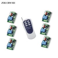 Wireless 6 Channels ON/OFF DC12V Remote Control Switch Digital Remote Control Switch for alarm &amp; Electronic lock