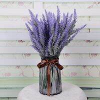 【DT】 hot  Wedding Purple Lavender High-end Simulation of Planting Hair Pastoral Style Decoration Bunch of Immortal Flowers