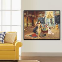 Rudolf Ernst Propylene Painting DIY Painting By Numbers Kits Figure Posters And Prints Orientalism Home Decoration Modern Art