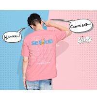 10.10. SALE   ® เสื้อยืด รุ่น SexJud สีชมพู ( ลิขสิทธิ์แท้ ) แขนสั้น เสื้อยืดชาย หญิง M L XL 2XL  TS