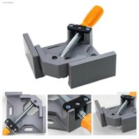 ☸▪✈ 1pcs Woodworking Tools Corner Clamp 90 Degree Right Angle Clamp Single Handle Corner Clamp with Adjustable Swing Jaw Aluminum