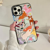 เคสลายการ์ตูนสุนัข,เคสโทรศัพท์ซิลิโคนนิ่มใสป้องกันรอยสำหรับเด็กผู้หญิง XR Xs Max