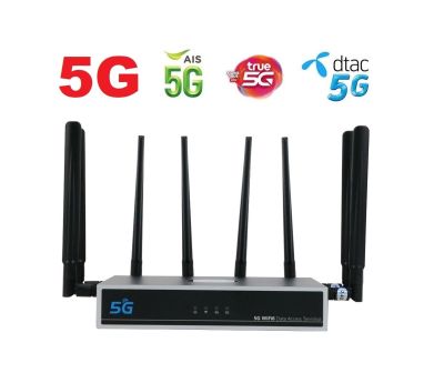 5G CPE WiFi 6 Mesh+ รองรับ 5G AIS TRUE DTAC QoS PCI AT TTL VPN Dual band WiFi Router Industrial