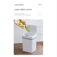 1 PCS Smart Sensor Can Garbage Bin for Office Kitchen Bathroom Toilet Trash Can 18L A