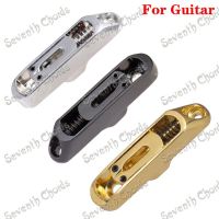 WK-2 Set of 6 Pcs Individual Bridge Saddles Tailpiece for Electric Guitar / Black Chrome gold for choose