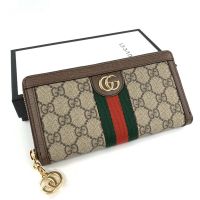 (ผ่อน)New Gucci long wallet zip/Flap