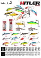 WEEBASS LURE (เหยื่อปลั๊ก) - รุ่น HITLER SINKING 85mm 24g