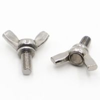 ❄❡ 1-5pcs Wing Bolts butterfly Screw 304 Stainless Steel M3 M4 M5 M6 M8 M10 Wing Head Thumb Screws DIN316