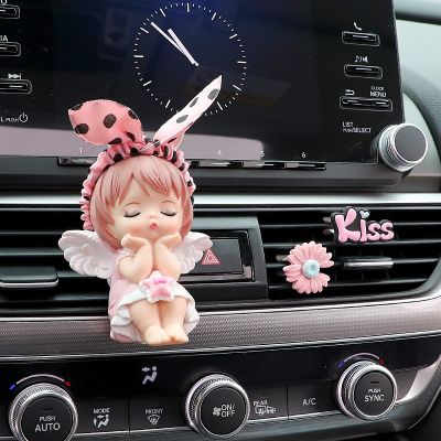 【jw】☏  Car Air Outlet Aromatherapy Clip Interior Decoration Anime Baby Annie Figures Fragrance Accessories Gifts