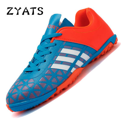 ZYATS ใหม่ Hot Professional Men เด็กสนามหญ้าในร่มรองเท้าฟุตบอล Cleats Original Superfly Futsal รองเท้าฟุตบอลรองเท้าผ้าใบผู้ชาย Chaussure De Foot
