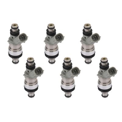 6Pcs Fuel Injectors Replacement Accessories Fit For Toyota T100 Tacoma 4Runner 1996-1998 3.4L 23250-62030 23209-62030