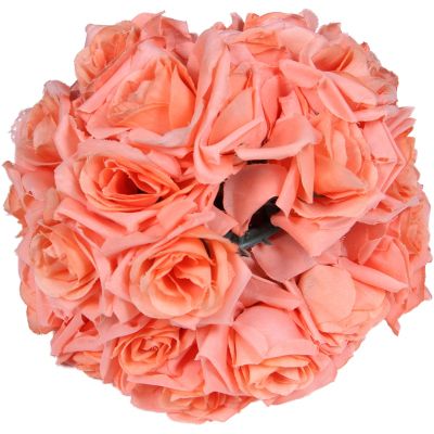 8"(20cm)Wedding Decorations Artificial Rose Silk Flower Ball Centerpieces Mint Decorative Hanging Flower Ball Wine