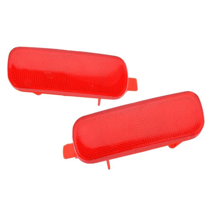 2 PCS Rear Bumper Reflector Reflector Warning Lights Red 33555-S9A-003 33505-S9A-003 Car For Honda CRV CR-V 2002 2003 2004