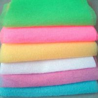 Honnyzia Shop Washing Clean Scrubbing Towel Mesh Bath Shower Nylon Wash Cloth Bath Towel