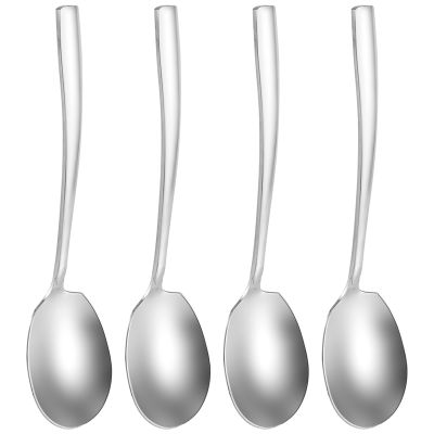 Serving Spoon,Set of 4 Stainless Steel Serving Spoon,Mirror Finish for Elegant Buffet Banquet Party Holiday