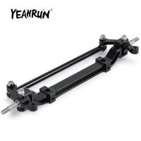 YEAHRUN Metal Black Front Axle Steering Rod Link Pole for 114 Tamiya RC Tractor Truck Car Upgrade Parts