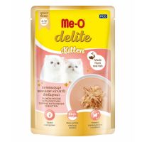 [โปรส่งฟรีวันนี้เท่านั้น] ลด 50%ME-O มีโอ ดีไลท์ อาหารแมวสำเร็จรูปชนิดเปียก ลูกแมว ซอง รสทูน่ามูส นมแพะ หน้าปลาโอ 70 กรัมเก็บเงินปลายทาง COD