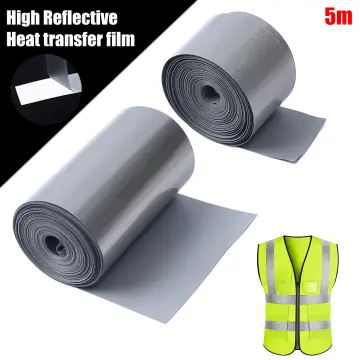 Safety Sew On Silver Reflective Fabric Tape DIY for Clothing
