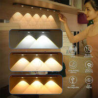 USB LED Night Light Sensor ไร้สาย Ultra Thin Wine Cooler Light 3สีสำหรับตู้ครัวห้องนอนตู้เสื้อผ้าในร่ม Lighting