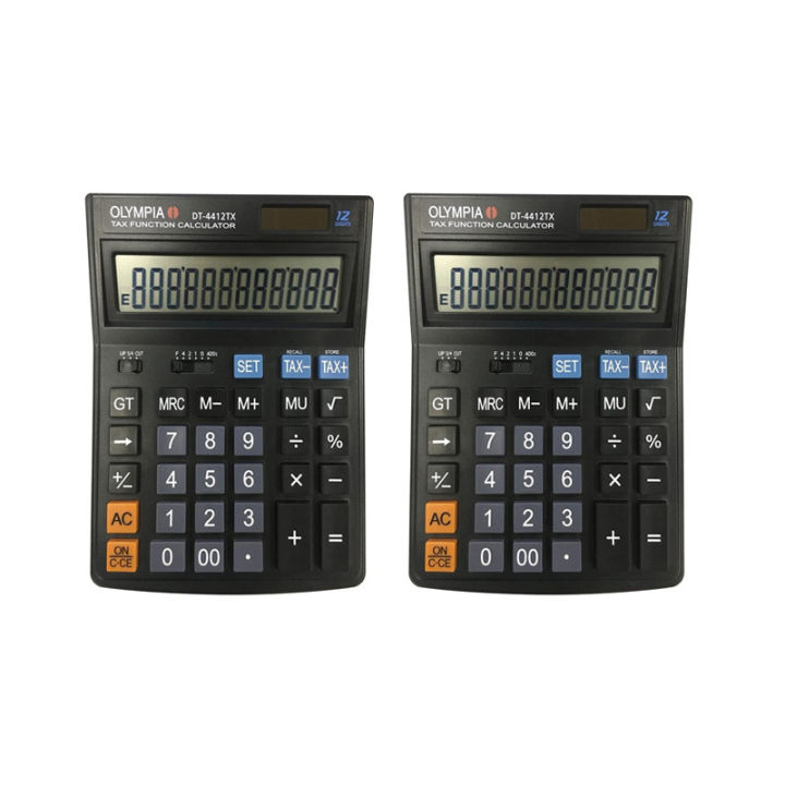 oympia-calculator-dt4412tx-โอลิมเปีย-เครื่องคิดเลข-รุ่น-dt4412tx-แพ็คคู่