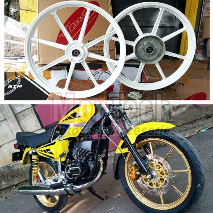 Velg Pelek Racing V Rossi Zigen Swan Balok Yamaha Rx King Rxk Rxking