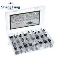 500Pcs/lot 0.1UF-1000UF 24Values Aluminum Electrolytic Capacitors 16-50V mix Electrolytic capacitor Assorted kit and storage box