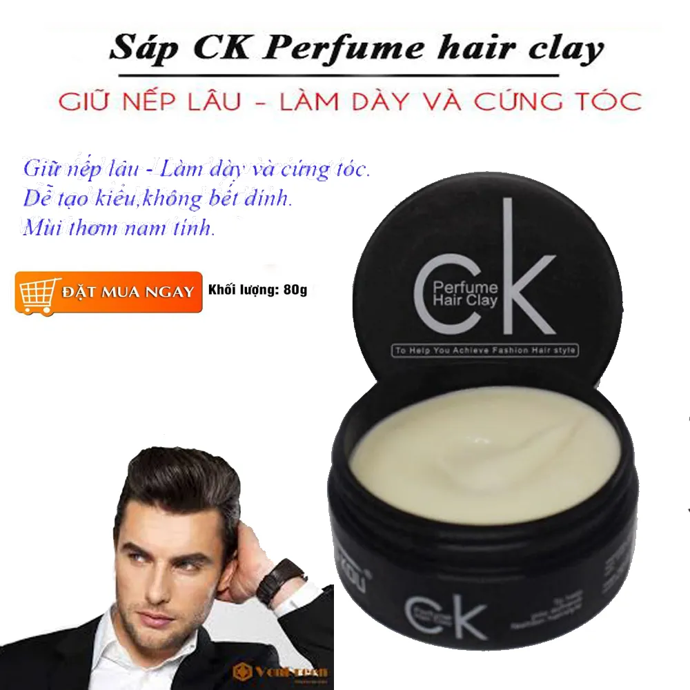 Korea  Sáp vuốt tóc nam CK Perfume Hair Clay 80g  Hàng nhập khẩu kr BLOẠI  I  Shopee Việt Nam